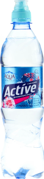 Aqua Minerale Active 0,5л.*12шт. Гранат Вода питьевая Аква Минерале Актив