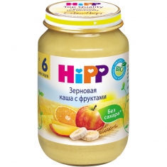 Hipp Каша зерновая с фруктами с 6 мес.190гр.с/б 1/6 Хипп