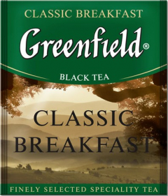 ГРИНФИЛД Классик Брекфаст(2гх100п)чай пак.черн.п*э ХРК Greenfield