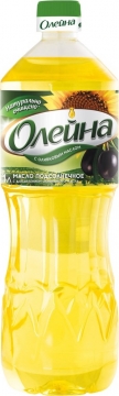 Масло подсолнечное Олейна  микс подсолн. и  оливковый 1л.