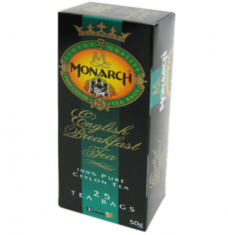 Чай Монарх черный пакетированный пачка 25х2гр. с ярл. 1*24