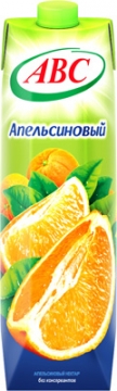 Нектар АВС (зеленый дизайн) Апельсиновый 1,0 л *12 ПРИЗМА ТПА 4810282009433