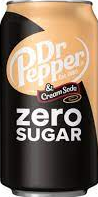 Dr. Pepper 0,355л.*12шт. Cream Soda ZERO USA Доктор Пеппер