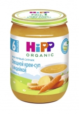 Hipp Овощной крем-суп с индейкой c 6мес 190г. 1/6 Хипп