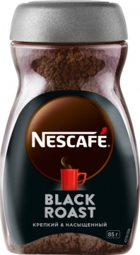 Кофе Nescafe Classic Черный Обжарка Стекло 85гр. Нескафе Классик