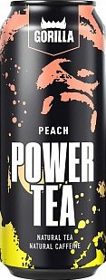 Gorilla Power Tea Peach / Персик 0,45л./24шт. Ж/банка