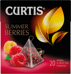 Чай Curtis Summer Berries фруктово-травяной, пирамидки 20x1,7 1*12 Куртис
