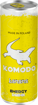 Komodo Banana 0,25л./24шт. Энергетический напиток Комодо