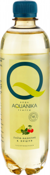 Акваника Рефреш напиток со вкусом базилика,лайма,вишни 0,5л./12шт. Aquanika