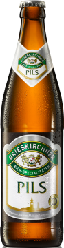 Пиво Грискирхнер PILS, светлое, фильтрованное, пастеризованное, 4.8% 0,5 х 20 ст.бут.