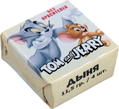 Жевательные конфеты со вкусом Дыня Tom & Jerry 11,5гр*40шт.