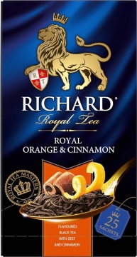 Чай Richard Роял Оранж Циннамон чёрный ароматизированный 25x2гр 1*12 Ричард
