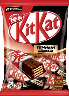 KitKat Темный Шоколад С Хрустящей Вафлей Конфеты 169гр. КитКат