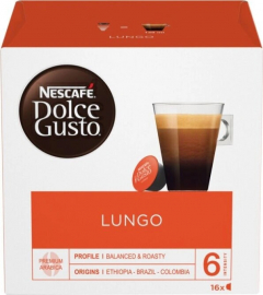Кофе Nescafe Dolce Gusto Лунго 16 капсул 104гр. Нескафе Дольче Густо