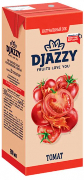 Сок томат DJAZZY 0.2л.*27*27шт.
