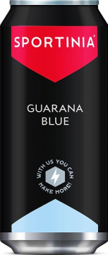 Sportinia Guarana Blue (Спортиния Гуарана Блю Слива) 0,5л./12шт.