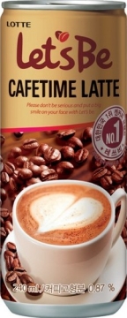 Кофе Lets be CAFETIME Latte 0,24л./30шт.