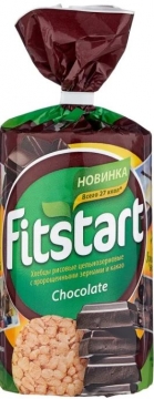 Хлебцы FITSTART рисовые Chocolate 100 г 1*12