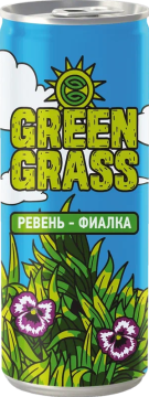 Green Grass 0,33л.*12шт. Лимонад Ревень-Фиалка Грин Грас
