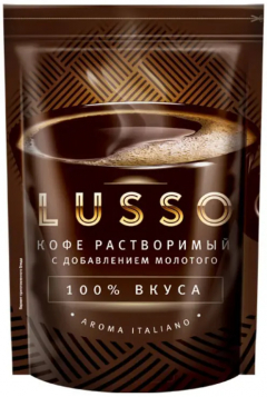 Кофе растворимый LUSSO 40г дой-пак*30шт.